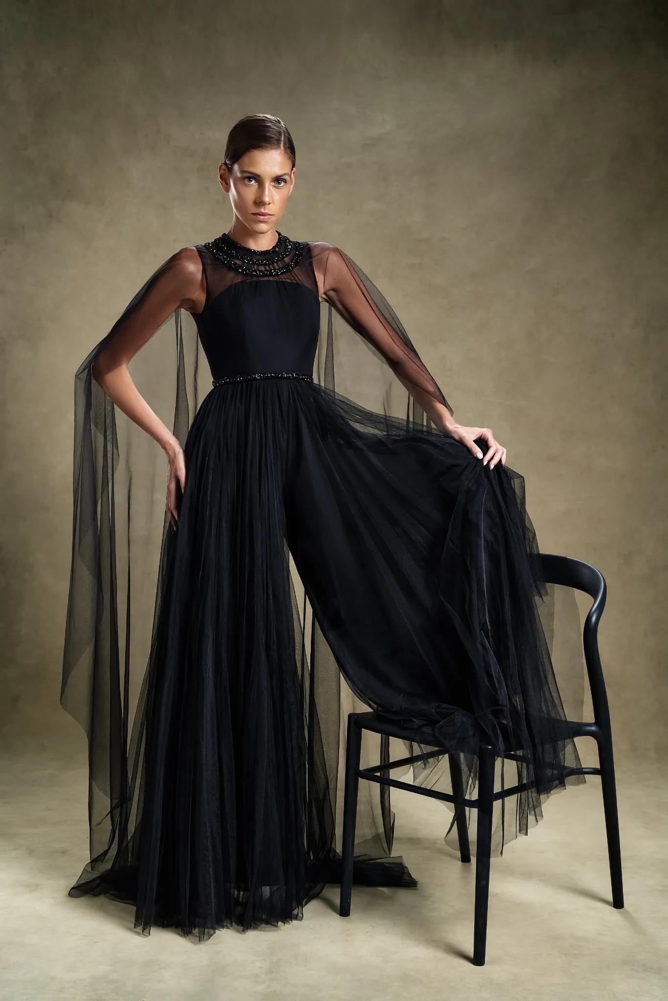 Celestial Noir - Elegant Evening Wear for Women | MOOEi Celestial Noir - Elegant Evening Wear for Women | MOOEi