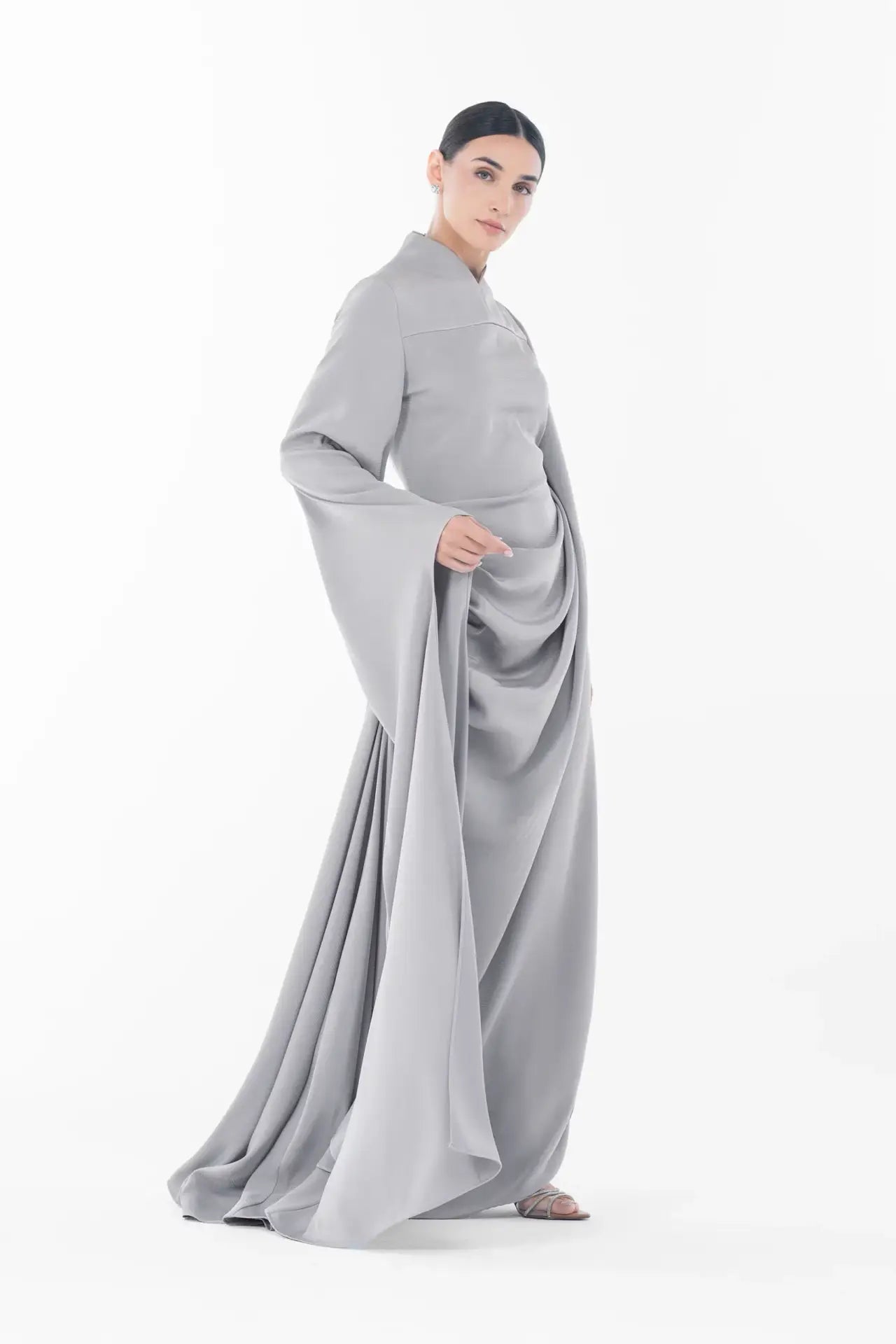 Oyster Dress - Elegant High-neck Gown for Women | MOOEi Oyster Dress - Elegant High-neck Gown for Women | MOOEi