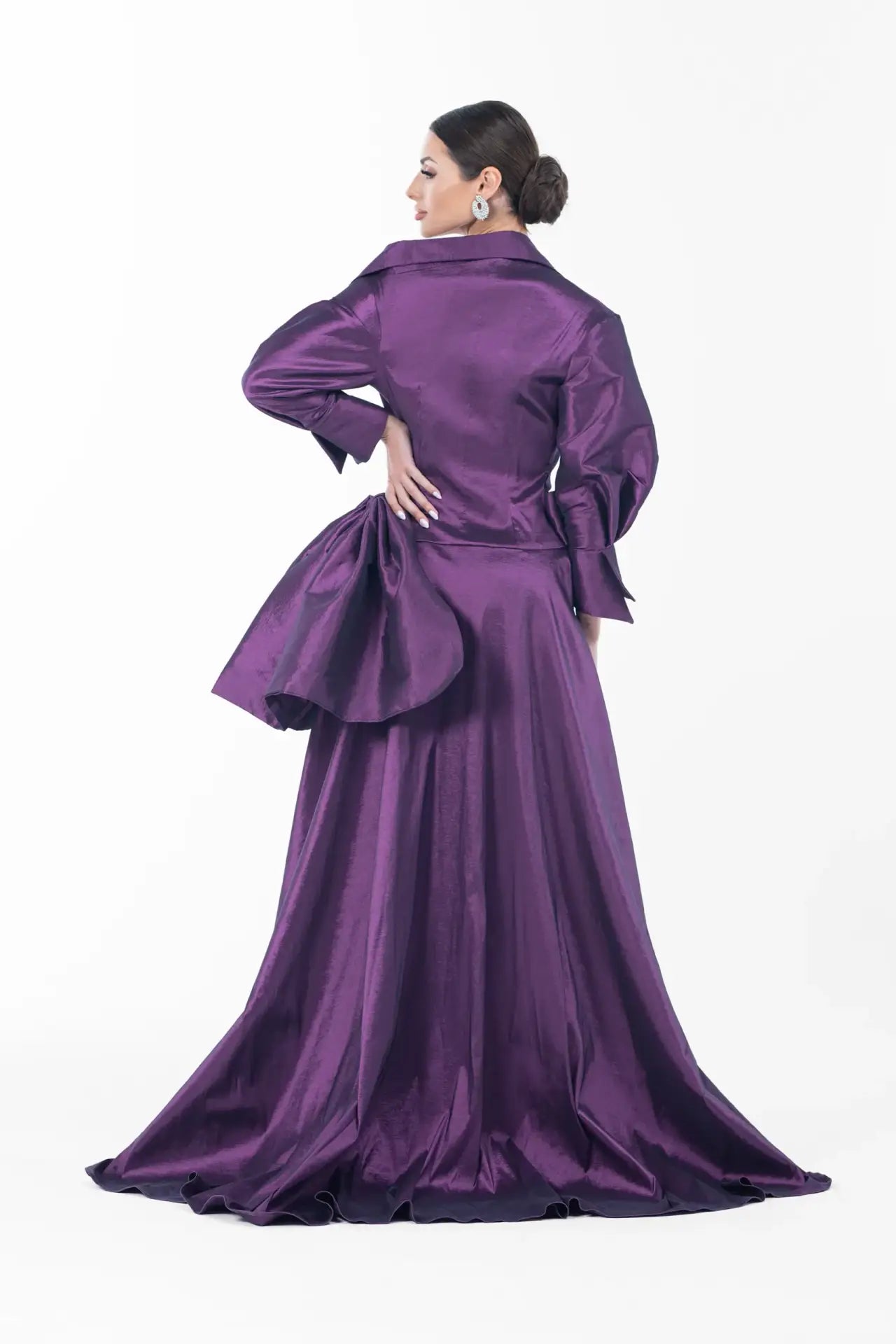 dolce purple dress Dolce & Gabbana Majolica-print Poplin Dress