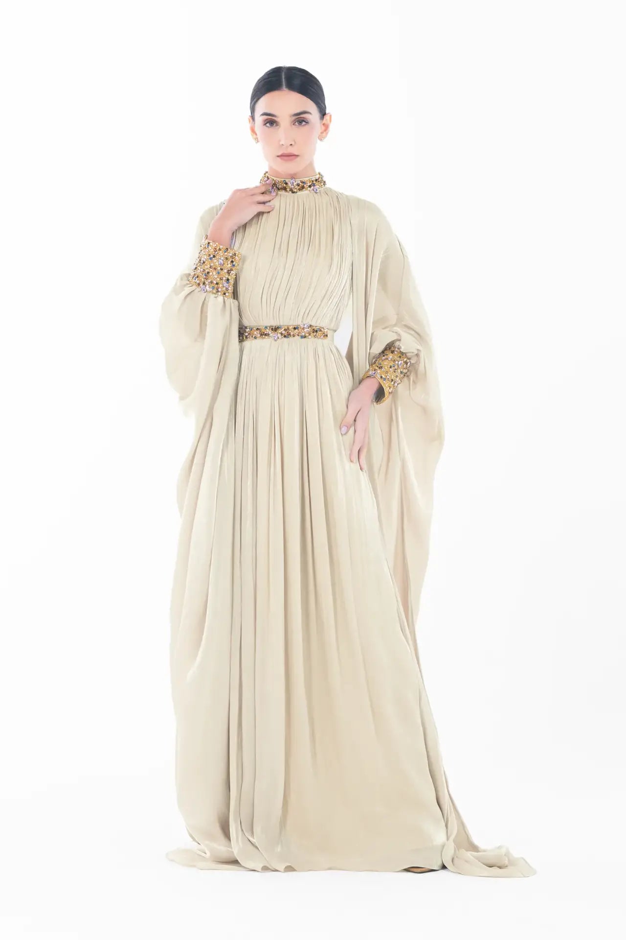 Mademoiselle Ivory Beige Two Piece Set