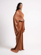Moon Tangerine Kaftan Wide Sleeve Gown Set