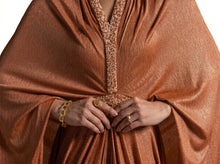 Moon Tangerine Kaftan Wide Sleeve Gown Set