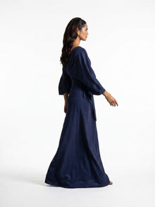 Palatino Blue Wrap Jacket Dress Set