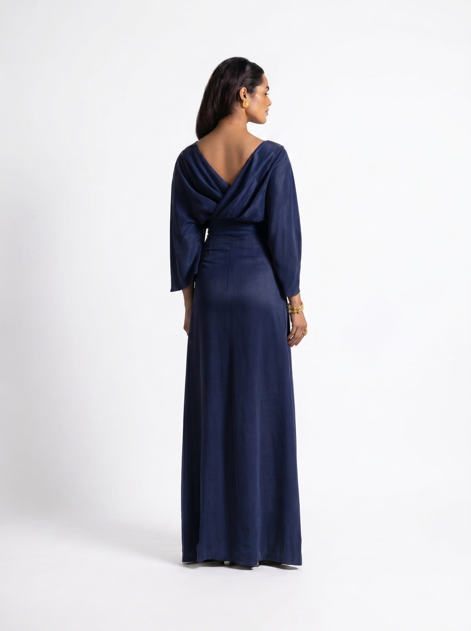 Palatino Blue Wrap Jacket Dress Set